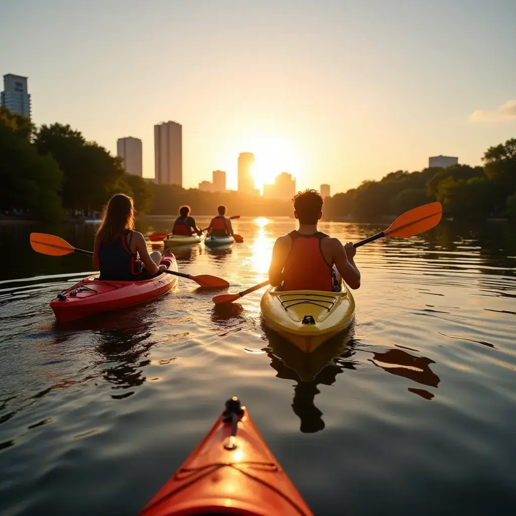 Zabytkowa stacja kolejowa w Dallas, z turystami robiącymi zdjęcia