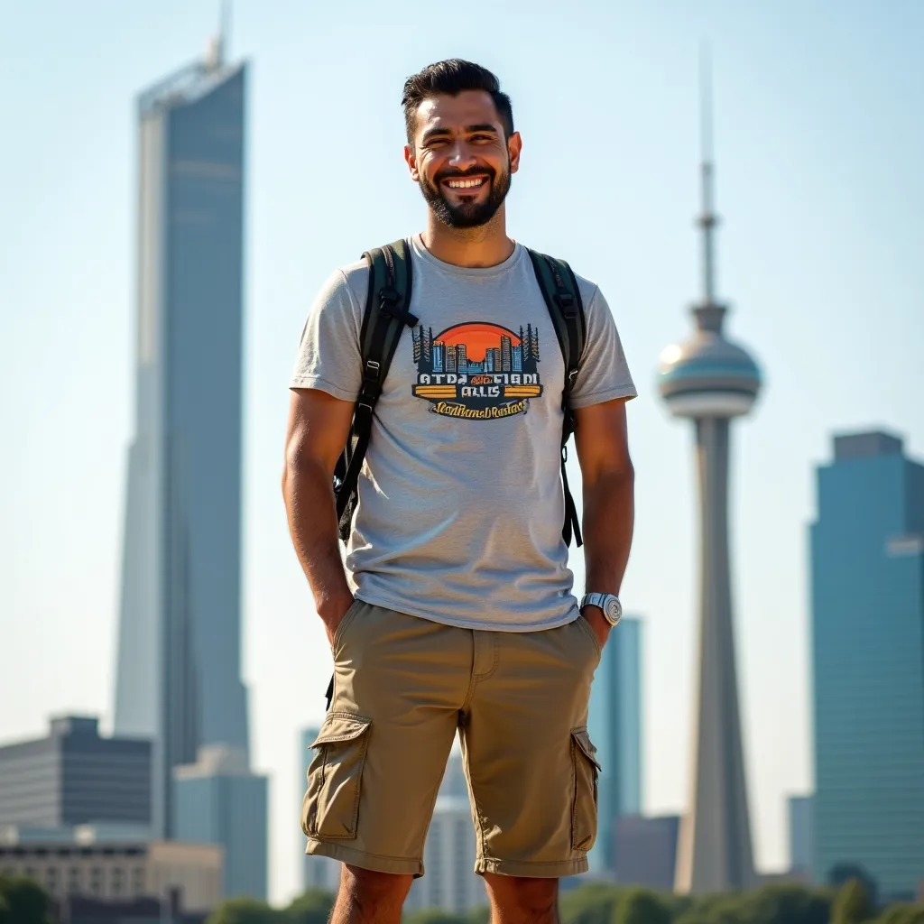 Jezioro w pobliżu Dallas z rowerzystami na ścieżce wzdłuż brzegu